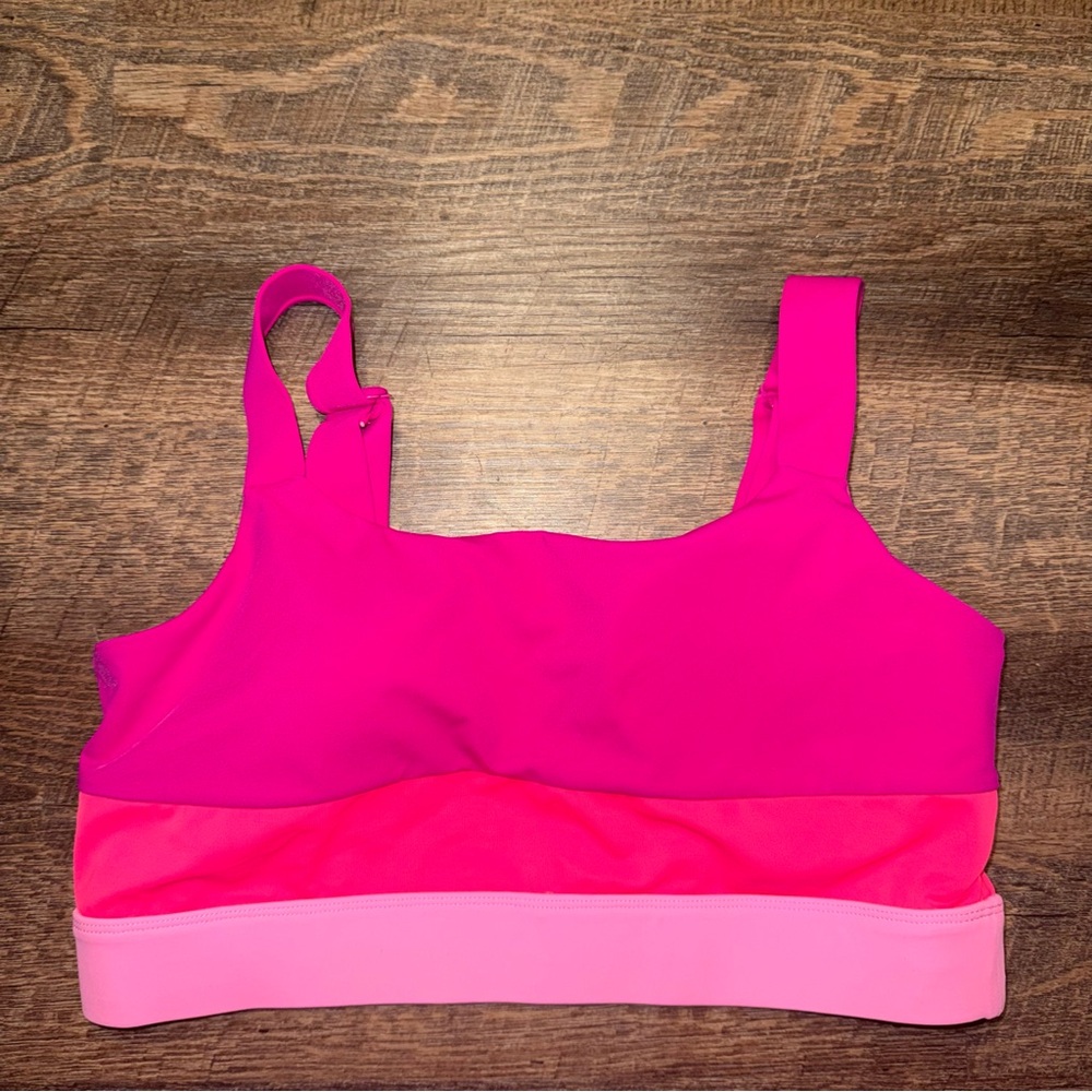 Kiava Vbrant Pink Sports Bra Women’s Size Large
